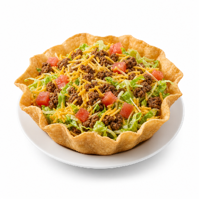 Del Taco Taco Salad with Seasoned Beef