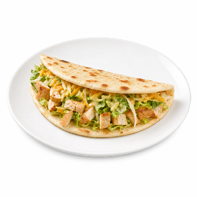 Del Taco Tacos Chicken Flatbread