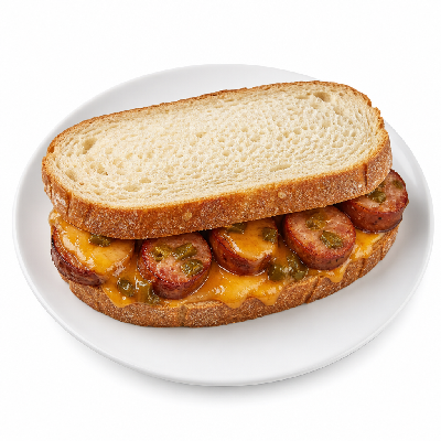 Dickey's Barbecue Pit Sandwiches Jalapeno Cheddar Kielbasa