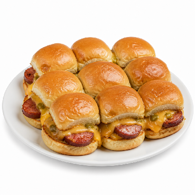 Dickey's Barbecue Pit Sliders Jalapeno Cheddar Kielbasa