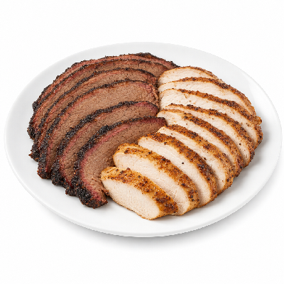 Dickey's Barbecue Pit Westerners Beef Brisket Chicken Breast