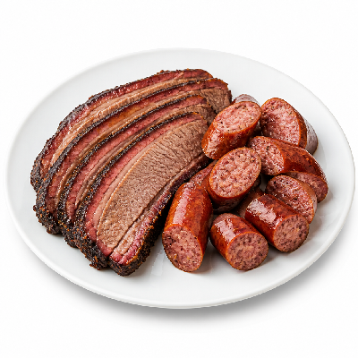 Dickey's Barbecue Pit Westerners Polish Kielbasa Beef Brisket