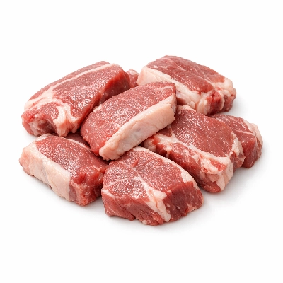 Lamb domestic composite of trimmed retail cuts separable lean only to 1/4" fat choice raw