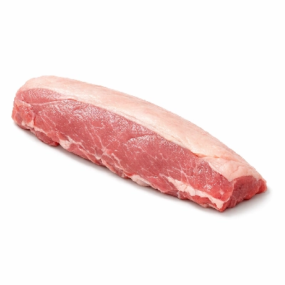 Lamb domestic loin separable lean and fat trimmed to 1/4" choice raw