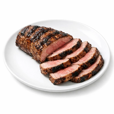 Lamb domestic loin separable lean only trimmed to 1/4" fat choice cooked broiled