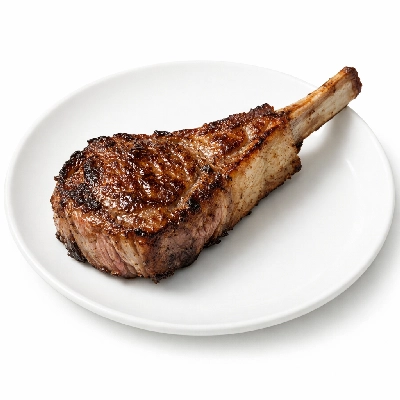 Lamb domestic rib separable lean only trimmed to 1/4" fat choice cooked broiled