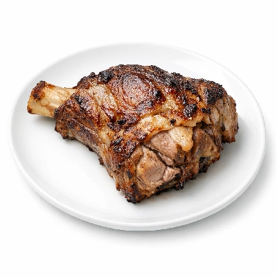 Lamb domestic shoulder arm separable lean and fat trimmed to 1/4" choice cooked broiled