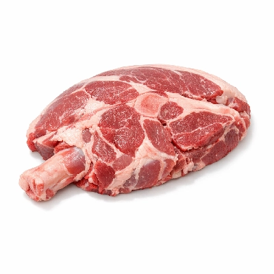 Lamb domestic shoulder whole arm and blade separable lean fat trimmed to 1/4" choice raw