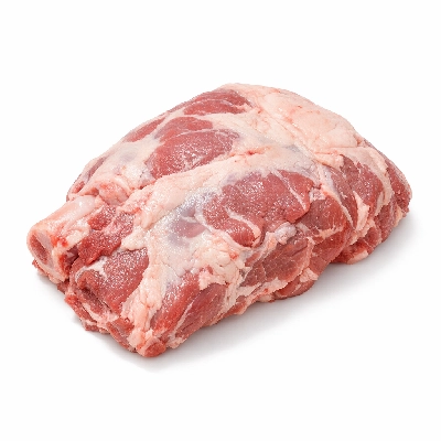 Lamb domestic shoulder whole arm and blade separable lean fat trimmed to 1/8" choice raw