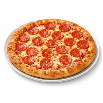 Domino 14" pepperoni pizza classic hand-tossed crust
