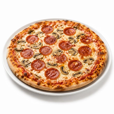 Domino's 10 Inch Pepperoni and Mushrooms with Cheese