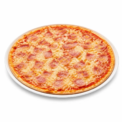 Domino's 12 Inch Thin Crust Ham and Light Cheese Pizza