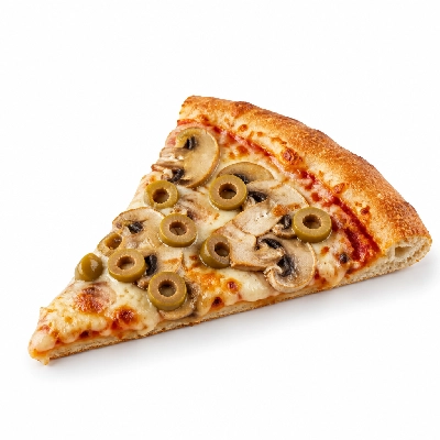 Domino's Medium Green Olive and Mushroom Pizza