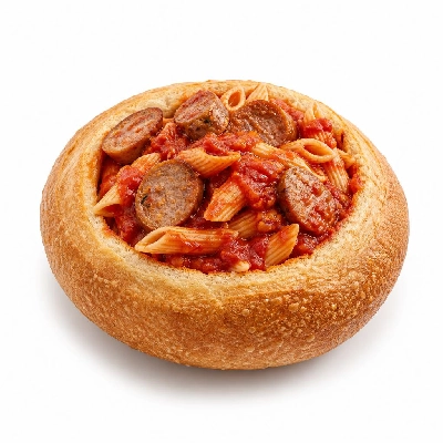 Domino's Pasta Bowls Italian Sausage Marinara in Bread