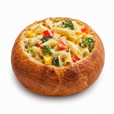 Domino's Pasta Bowls Primavera in Bread