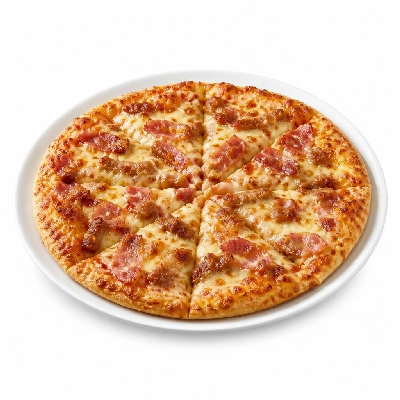 Domino's Traditional Pizzas Cheesy Crust Base Spicy Pork & Bacon