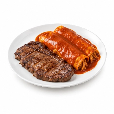 Don Pablo's Mesquite-Grilled Favorites Steak & Enchiladas