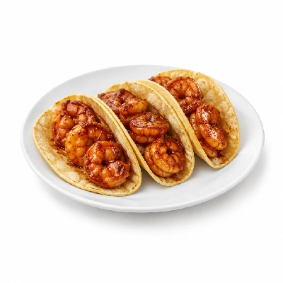 Don Pablo's Primo Tacos Chipotle Honey Shrimp Trio without Dressing