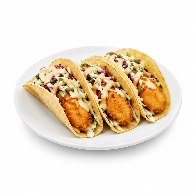Don Pablo's Primo Tacos Fried Fish Trio without Dressing