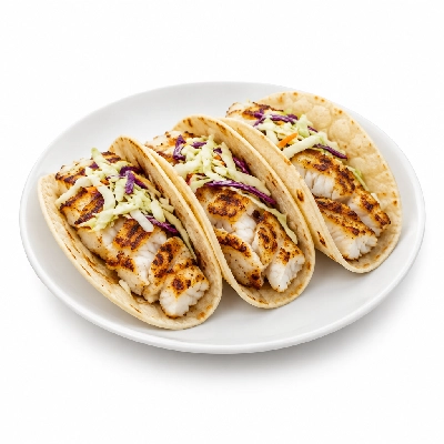 Don Pablo's Primo Tacos Grilled Fish Trio without Dressing