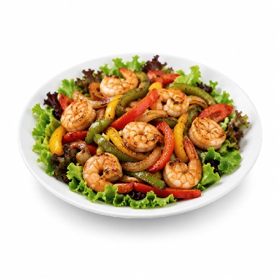 Don Pablo's Sizzling Fajita Salad (Shrimp)