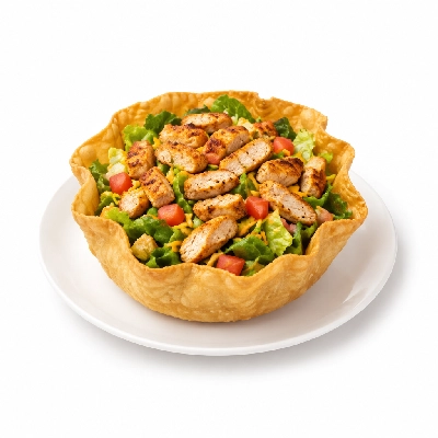 Don Pablo's Taco Salad (Chicken) with Fried Tortilla Shell