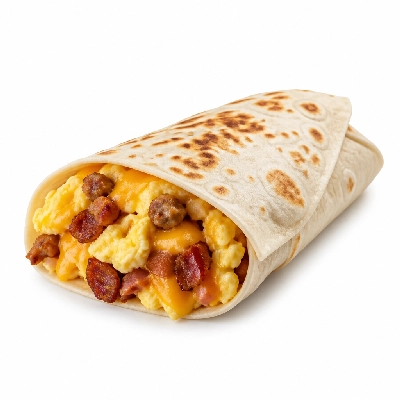 Dunkin' Donuts All You Can Meat Wake-up Wrap
