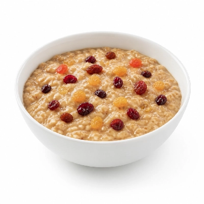 Dunkin' Donuts Am Snacks Brown Sugar Flavored Oatmeal with Dried Fruit Topping