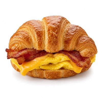 Dunkin' Donuts Bacon Egg and Cheese on Croissant