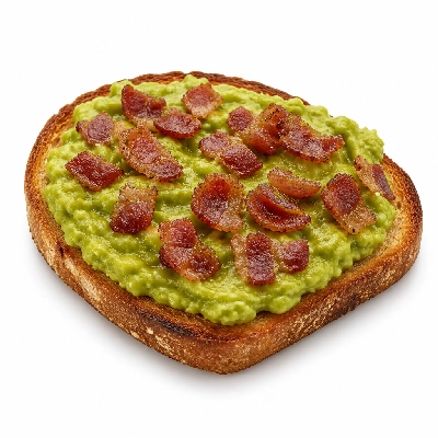 Dunkin' Donuts Bacon Topped Avocado Toast