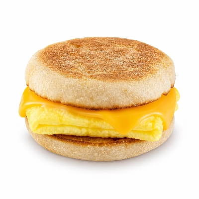 Dunkin' Donuts Breakfast Sandwiches Egg & Cheese on English Muffin