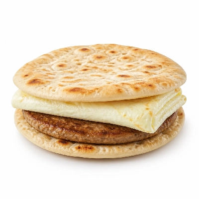 Dunkin' Donuts Breakfast Sandwiches Egg White Turkey Sausage Flatbread