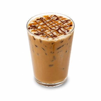 Dunkin' Donuts Coffee Caramel Mocha Iced Medium
