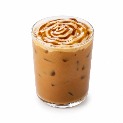 Dunkin' Donuts Coffee Caramel Mocha Iced Small