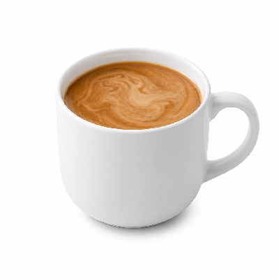 Dunkin' Donuts Coffee Caramel Mocha with Cream Medium