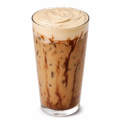 Dunkin' Donuts Coffee Caramel Mocha with Cream Xlarge