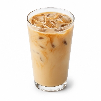 Dunkin' Donuts Coffee Caramel Swirl Iced with Cream Medium