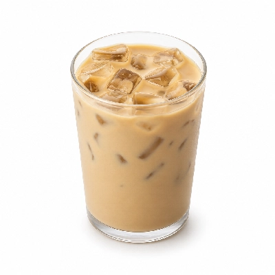 Dunkin' Donuts Coffee Iced with Skim Milk and Splenda Large
