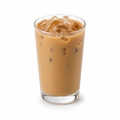 Dunkin' Donuts Coffee Iced with Skim Milk and Splenda Medium