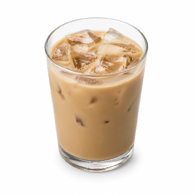 Dunkin' Donuts Coffee Iced with Skim Milk and Sugar Small