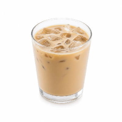Dunkin' Donuts Coffee Iced with Skim Milk Small