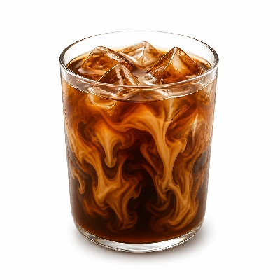 Dunkin' Donuts Coffee Medium Iced Caramel Swirl Black