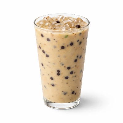 Dunkin' Donuts Coffee Mint Chocolate Chip Iced with Cream Medium