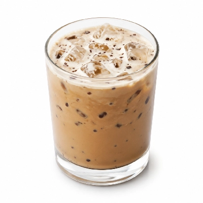 Dunkin' Donuts Coffee Mint Chocolate Chip Iced with Cream Small