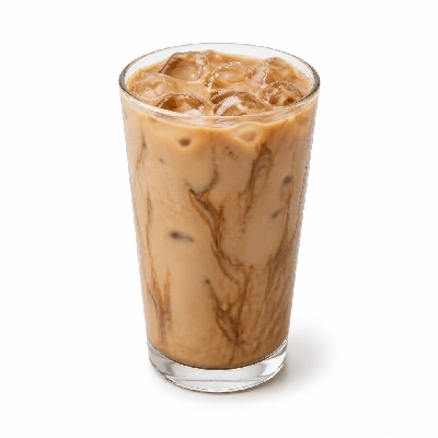 Dunkin' Donuts Coffee Mocha Swirl Iced with Cream Large