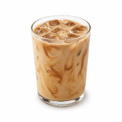 Dunkin' Donuts Coffee Mocha Swirl Iced with Cream Medium
