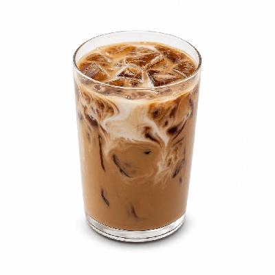 Dunkin' Donuts Coffee Mocha Swirl Iced with Cream Small