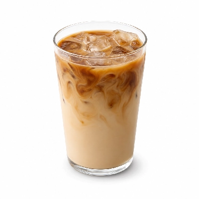 Dunkin' Donuts Coffee Pumpkin Swirl Iced Macchiato with Skim Milk Med