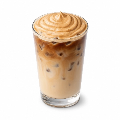 Dunkin' Donuts Coffee Pumpkin Swirl Iced Macchiato with Whole Milk Med