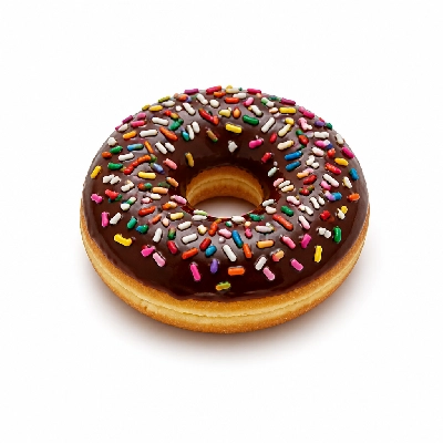 Dunkin' Donuts Donuts Chocolate Frosted with Sprinkles